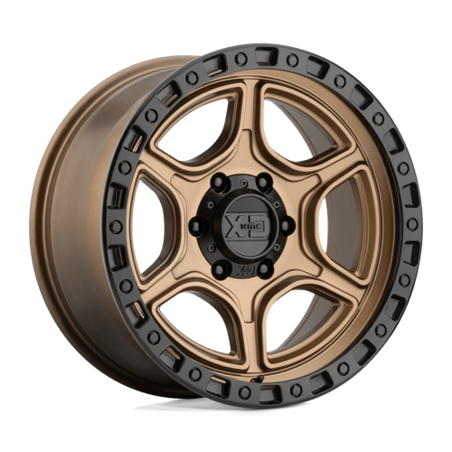 XD XD139 PORTAL SATIN BRONZE W/ SATIN BLACK LIP 18X8.5 6X5.5 ET +18 CB 106.1