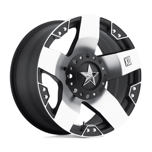 XD XD775 ROCKSTAR MACHINED FACE W/ BLK WINDOWS 20X8.5 6X135/5.5 ET +35 CB 100.3