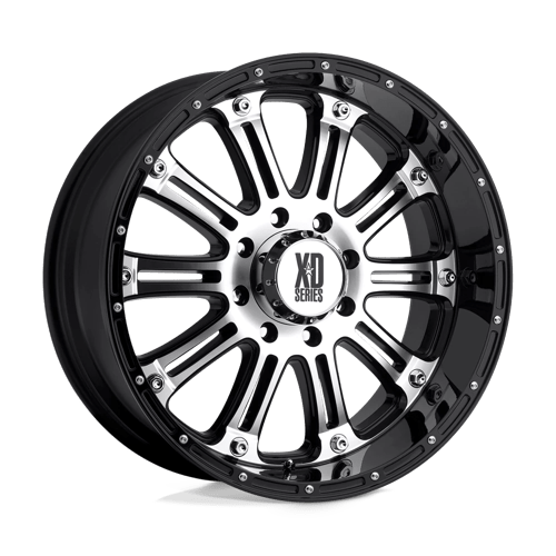 XD XD795 HOSS GLOSS BLACK MACHINED 16X8 8X6.5 ET +0 CB 125.1