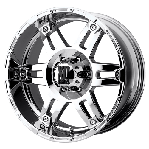XD XD797 SPY CHROME 17X8 8X180 ET +18 CB 124.2