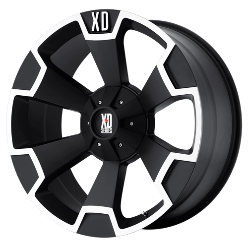 XD XD803 THUMP MATTE BLACK MACHINED 20X9 5X5.5/150 ET +35 CB 110.1