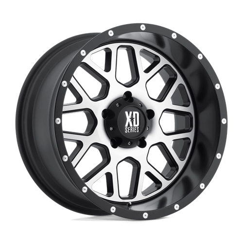 XD XD820 GRENADE SATIN BLACK W/ MACHINED FACE 20X10 6X135 ET -24 CB 87.1