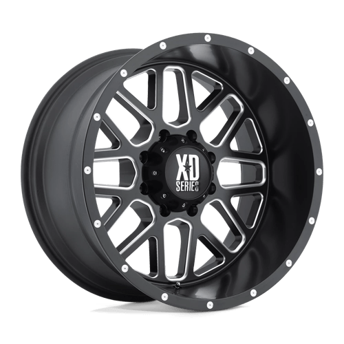 XD XD820 GRENADE SATIN BLACK MILLED 20X12 5X5.0 ET -44 CB 78.1