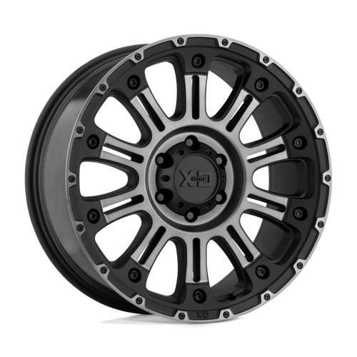 XD XD829 HOSS II SATIN BLACK MACH W/ GRAY TINT 17X9 6X5.5 ET +18 CB 106.1