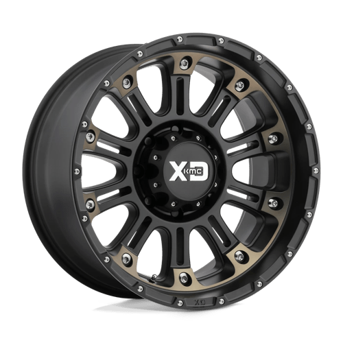 XD XD829 HOSS II SATIN BLACK MACH W/ DARK TINT 18X9 6X5.5 ET +0 CB 106.1