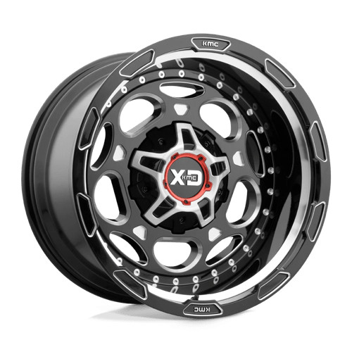XD XD837 DEMODOG GLOSS BLACK MILLED 20X12 6X135/5.5 ET -44 CB 106.1