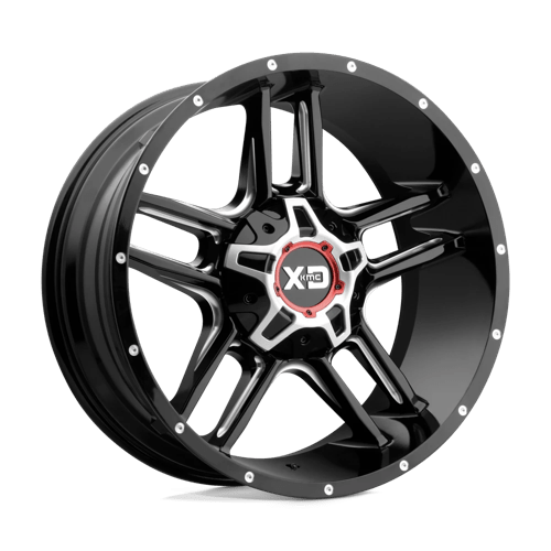 XD XD839 CLAMP GLOSS BLACK MILLED 20X9 8X170 ET +18 CB 125.1
