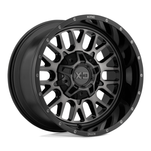 XD XD842 SNARE GLOSS BLACK W/ GRAY TINT 20X10 6X135/5.5 ET -18 CB 106.1