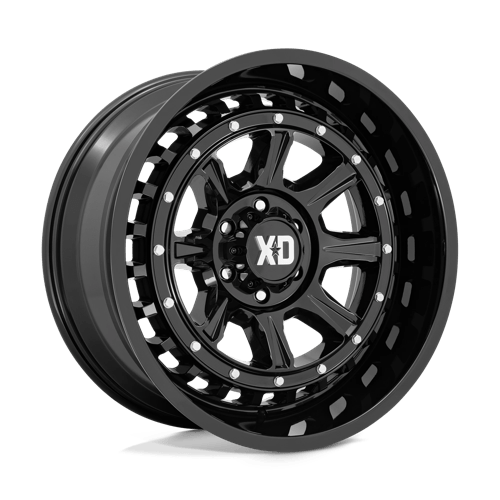 XD XD866 OUTLANDER GLOSS BLACK 20X10 6X5.5 ET -36 CB 106.1