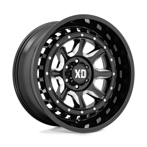 XD XD866 OUTLANDER GLOSS BLACK MILLED 20X10 6X5.5 ET -36 CB 106.1