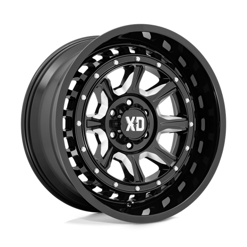 XD XD866 OUTLANDER GLOSS BLACK MILLED 20X10 6X135 ET -36 CB 87.1