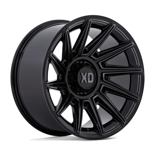 XD XD867 SPECTER GLOSS BLACK W/ GRAY TINT 20X10 8X6.5 ET -18 CB 125.1