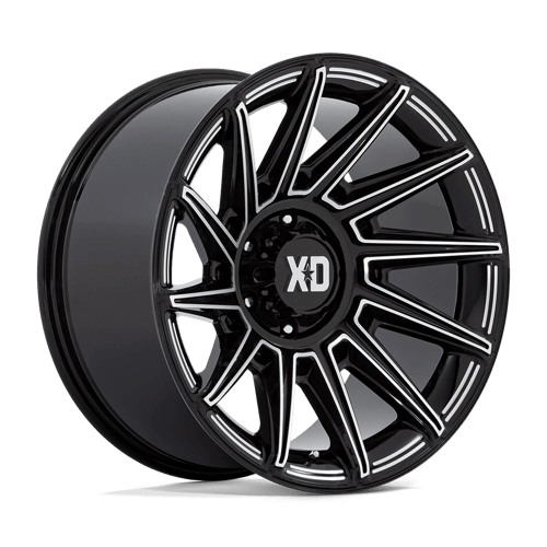 XD XD867 SPECTER GLOSS BLACK MILLED 20X10 8X6.5 ET -18 CB 125.1