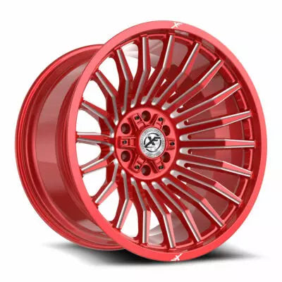 XF-231 22×12 5×127 5×139.7 -44 Cb 78.1 Anodized Red & Milled
