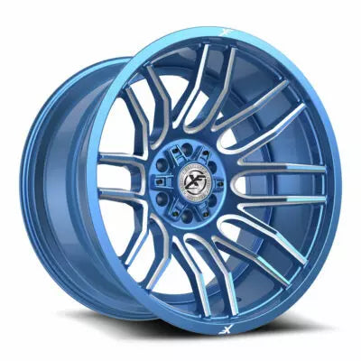 XF-232 26×12 5×127 5×139.7 -44 Cb 78.1 Anodized Blue & Milled