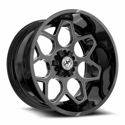 XF-233 20×10 5×127 5×139.7 -24 Cb 78.1 Gloss Black & Milled