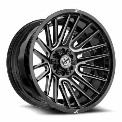 XF-234 20×9 6×135 6×139.7 0 Cb 106.4 Gloss Black & Milled