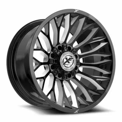 XF-237 26×12 Blank 8x -44 Cb 125.2 Gloss Black & Milled