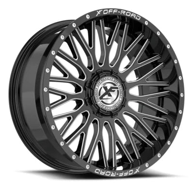XF Off-Road XF-241 20×9.0 6×135 6×139.7 +12 Cb 106.4 Gloss Black & Milled