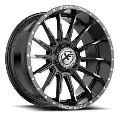 XF Off-Road XF-247 20×9.0 6×135 6×139.7 +0 Cb 106.4 Gloss Black & Machined