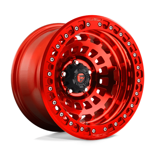 Fuel 1PC D100 ZEPHYR BEADLOCK CANDY RED 17X9 5X5.0 ET -38 CB 71.5