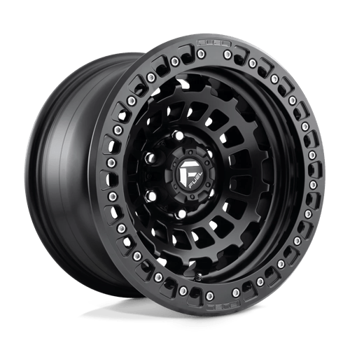 Fuel 1PC D101 ZEPHYR BEADLOCK MATTE BLACK 17X9 5X5.0 ET -15 CB 71.5