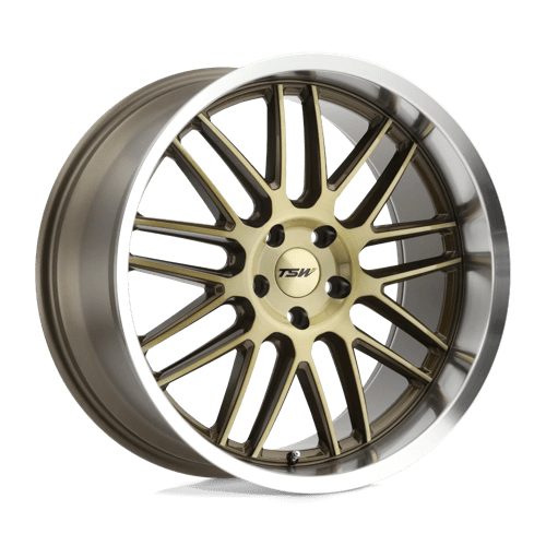 TSW AVALON BRONZE W/ BRUSHED FACE & MACHINED LIP 20X10 5X4.5 ET +25 CB 76.1