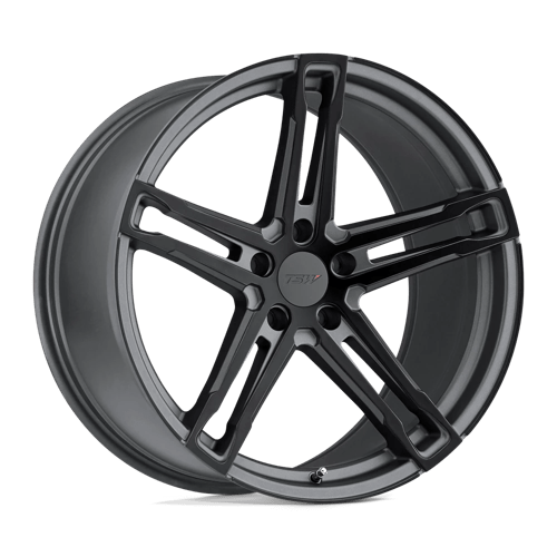 TSW MECHANICA MATTE GUNMETAL W/ MATTE BLACK FACE 20X10 5X120 ET +35 CB 76.1