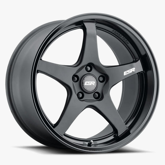 18X10.5 5X110 (CUSTOM DRILL) +22 72.56 MATTE BLACK GLOSS BLACK LIP APX 5 80551422 APX5MBLK-BL 5X110