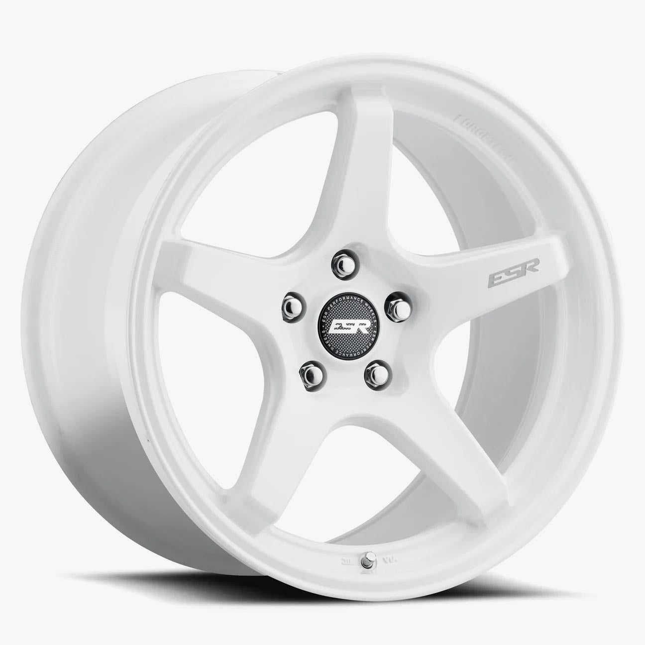 18X8.5 5X110 (CUSTOM DRILL) +30 72.56 GLOSS WHITE APX5C 88551430 APX5CWHT 5X110