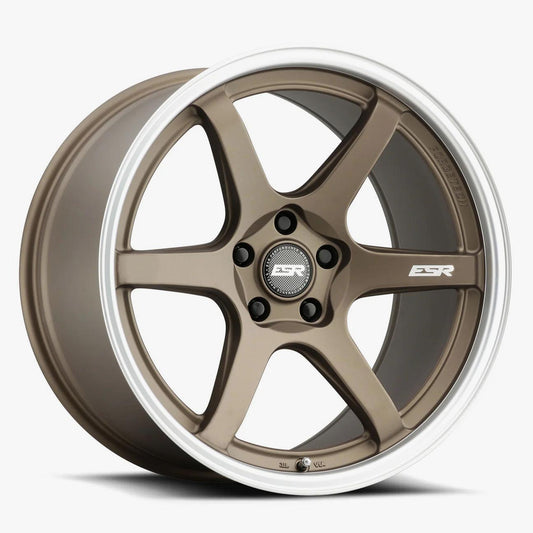 18X9.5 5X114.3 +22 72.56 MATTE BRONZE MACHINE LIP APX6 89551422 APX6MBRNZ-ML
