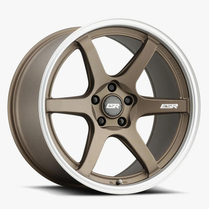 18X9.5 5X115 (CUSTOM DRILL) +22 72.56 MATTE BRONZE MACHINE LIP APX6 89551422 APX6MBRNZ-ML 5X115