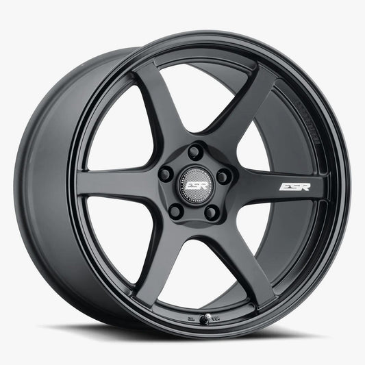 CUSTOM DRILL APX6 18X8.5 -10 72.56 MATTE BLACK GLOSS BLACK LIP..PCD:..(-10 TO +35) OFFSET : 885111CC