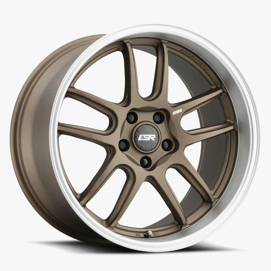 18X9.5 5X108 (CUSTOM DRILL) +22 72.56 MATTE BRONZE MACHINE LIP APX8 89551422 APX8MBRNZ-ML 5X108