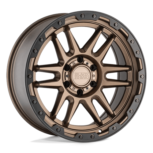 Black Rhino Hard Alloys APACHE MATTE BRONZE W/ BLACK RING 17X8.5 6X135 ET +0 CB 87.1