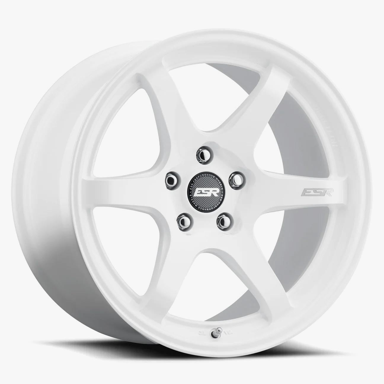 18X8.5 5X112 (CUSTOM DRILL) +30 72.56 GLOSS WHITE APX6 88551430 APX6WHT 5X112