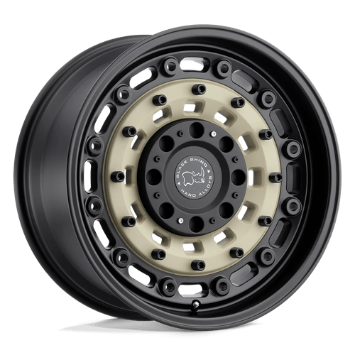 Black Rhino Hard Alloys ARSENAL SAND ON BLACK 17X8 5X4.5/5.0 ET +30 CB 72.56