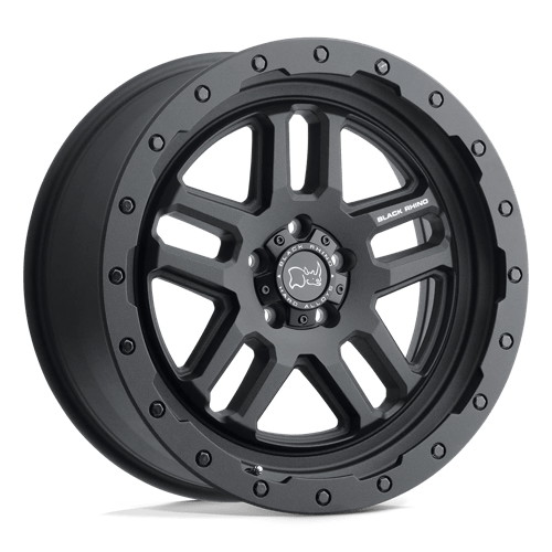 Black Rhino Hard Alloys BARSTOW TEXTURED MATTE BLACK 18X9.5 5X5.0 ET -18 CB 71.5