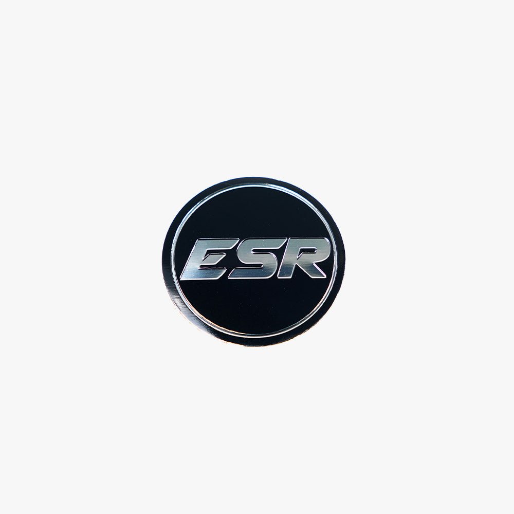SR08 LOGO BLACK WITH SILVER ESR BLACK CAP