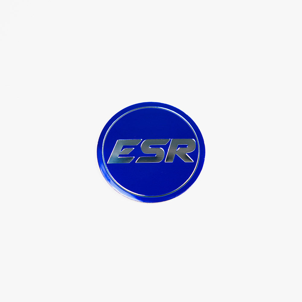 SR08 LOGO BLUE WITH SILVER ESR BLACK CAP