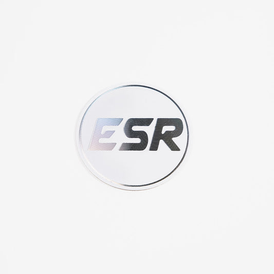 SR08 LOGO WHITE WITH SILVER ESR BLACK CAP