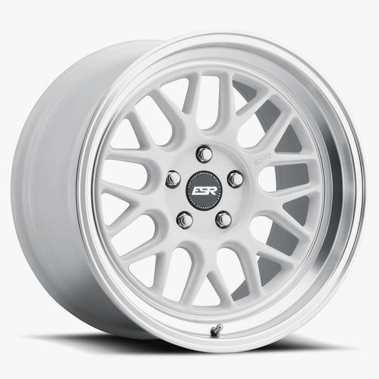 18X10.5 5X108 (CUSTOM DRILL) +22 72.56 GLOSS WHITE MACHINE LIP CR01 80551422 CR01WHT-ML 5X108