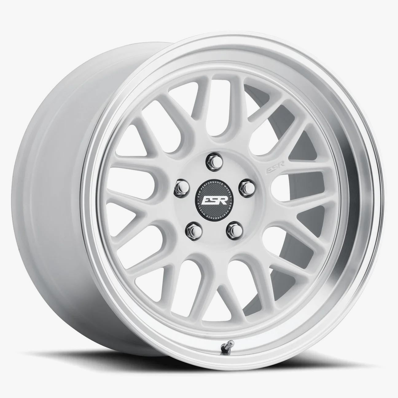 18X10.5 5X115 (CUSTOM DRILL) +30 72.56 GLOSS WHITE MACHINE LIP CR01.. 80551430 CR01WHT-ML 5X115
