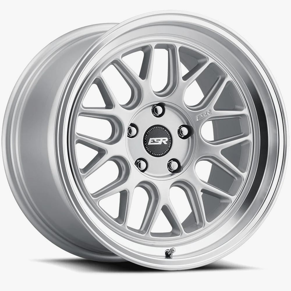 18X9.5 5X110 (CUSTOM DRILL) +35 72.56 SILVER MACHINE LIP CR01 89551435 CR01HS-ML 5X110