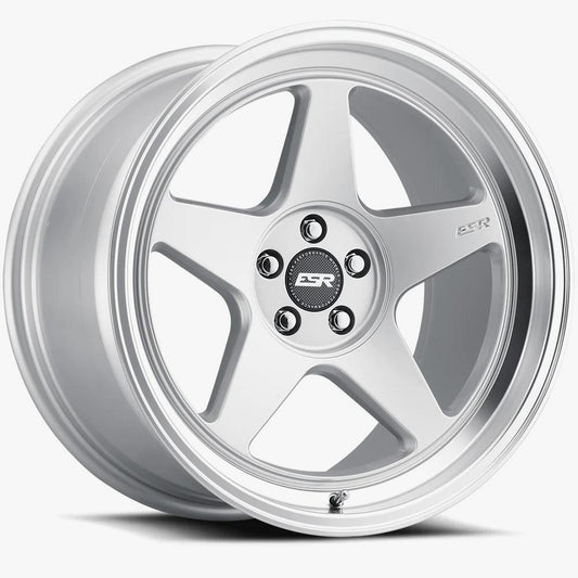 19X10 5X108 (CUSTOM DRILL) +35 72.56 SILVER MACHINE LIP CR5 91051435 CR5HS-ML 5X108