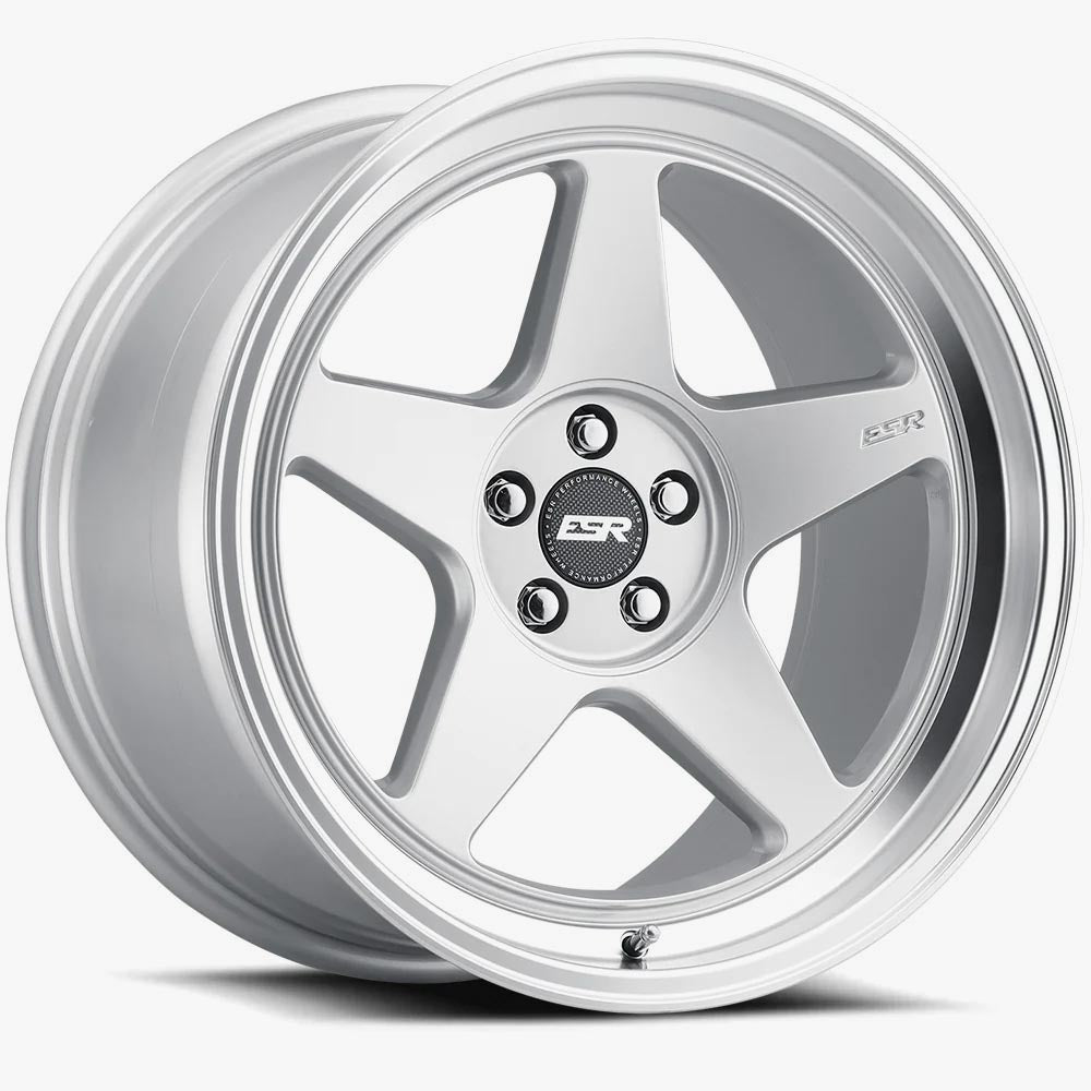 19X10 5X120 (CUSTOM DRILL) +35 72.56 SILVER MACHINE LIP CR5 91051435 CR5HS-ML 5X120