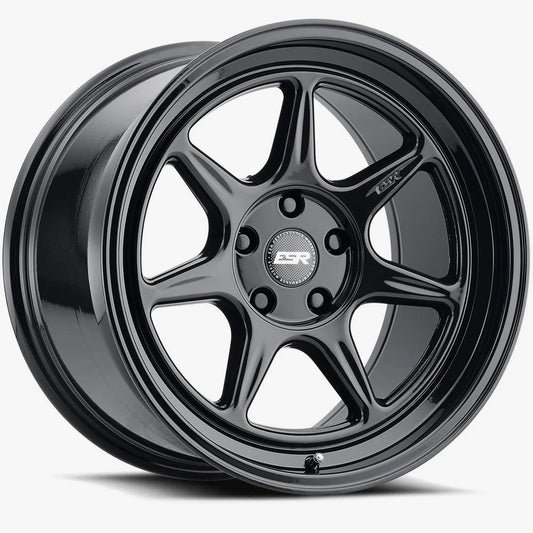 18X10.5 5X110 (CUSTOM DRILL) +15 72.56 GLOSS BLACK CR7 80551415 CR7GBLK 5X110