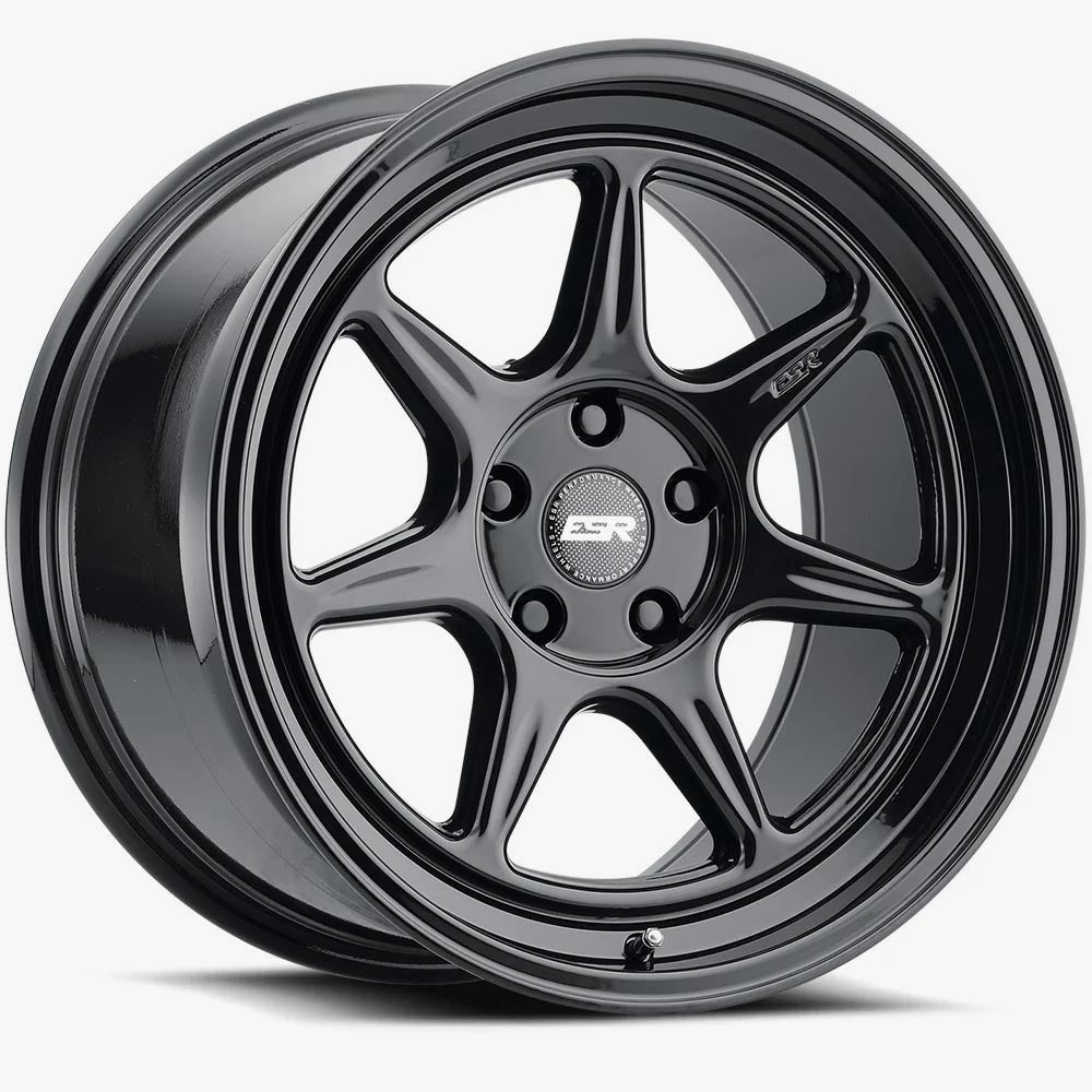 18X10.5 5X110 (CUSTOM DRILL) +30 72.56 GLOSS BLACK CR7 80551430 CR7GBLK 5X110