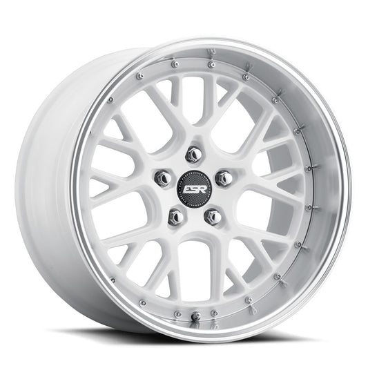 18X8.5 5X100 +35 72.56 GLOSS WHITE MACHINE LIP CS11 88550035 CS11WHT-ML
