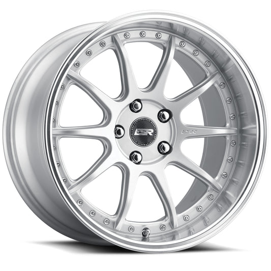 18X9.5 5X114.3 +35 HYPER SILVER MACHINE LIP CS12 89551435 CS12HS-ML
